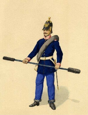 Uniformbild, Artillerist der schleswig-holsteinischen Armee 1848-1851