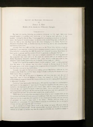 Report on economic etomology