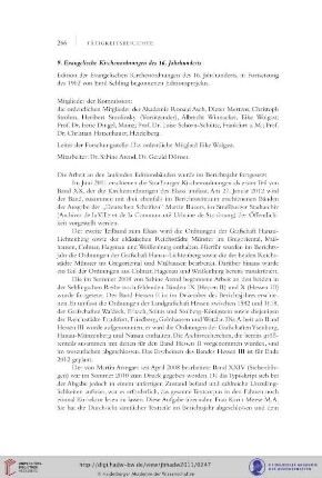 9. Evangelische Kirchenordnungen des 16. Jahrhunderts