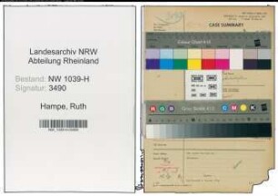 Entnazifizierung Ruth Hampe , geb. 00.00.0000 ()