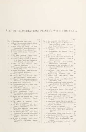 List of illustrations printed with the text