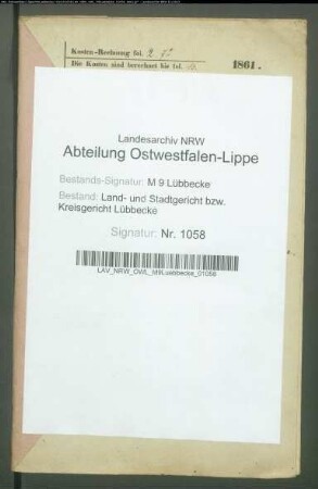 Erblasser: Röhrcass gt. Langhorst, Anne Margarethe Dorothee: