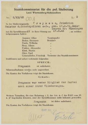 Freymann, Friedrich