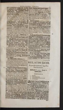 Relatio XCIII.