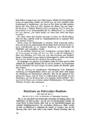 Bastelstunde am Süddeutschen Rundfunk