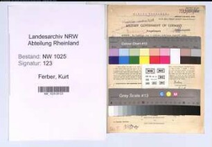 Entnazifizierung Kurt Ferber , geb. 15.06.1907 (Jugendpfleger)