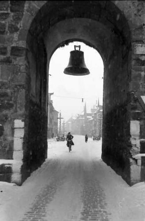 Villingen: Tor mit Weihnachtsglocke (Ausblick)
