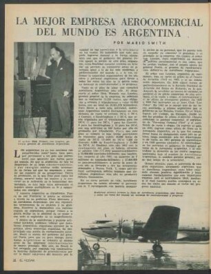 La mejor empresa aerocomercial del mundo es argentina