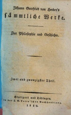 Erinnerungen aus dem Leben Joh. Gottfrieds von Herder, 3