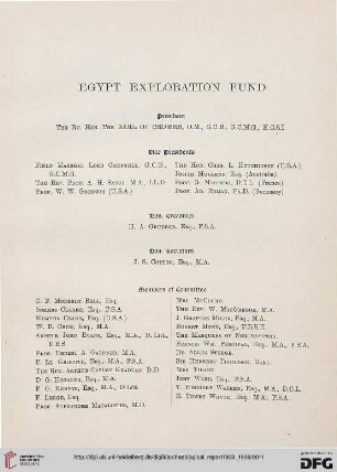 Egypt Exploration Fund