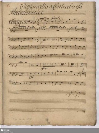 Violoncello e Contrabasso