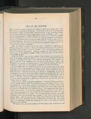 Title Of The Institute.
