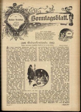 Ausgabe vom Sonntag, den 02. Januar 1910.