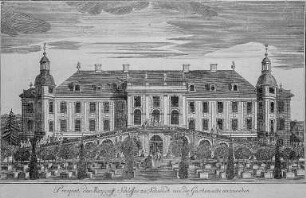 Schloss Schwedt: Gartenseite