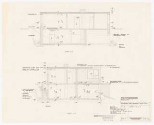 Haus Bolland, Kassel: Schnitte (Blatt 3) 1:50