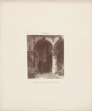 "Aus dem von Peller'schen Hofe in Nürnberg" (Gemälde von Friedrich Carl Mayer)