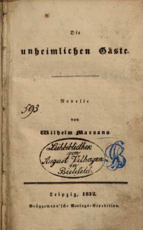 Die unheimlichen Gäste