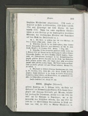 4551. Ziegler (Johannes).