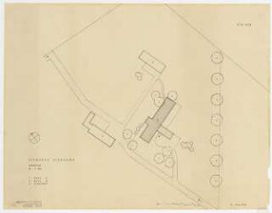Klubhaus Eichkamp, Berlin-Charlottenburg: Lageplan 1:500