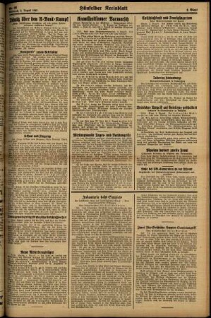 Zweite Ausgabe vom Mittwoch, den 05. August 1942.