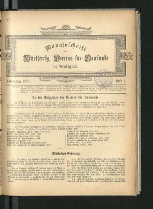 1897. Heft 1