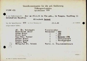 Wetzel, Elisabeth