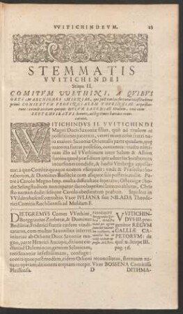 Stemmatis Witichindei Stirps II.