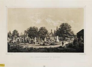 Der Johanniskirchhof zu Dresden, vor seiner Säcularisirung im Jahre 1858