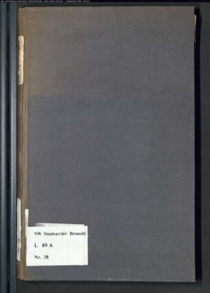Gogerichtsregister Feldmark Blomberg