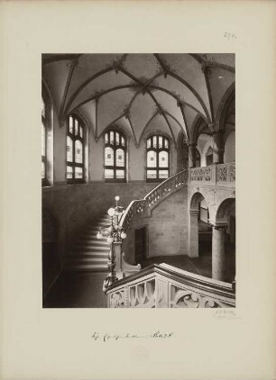 Eisenbahndirektion, Halle/Saale: Treppenhaus