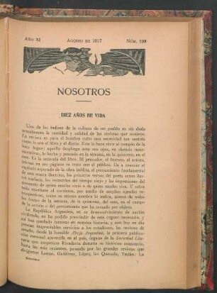 Diez años de vida