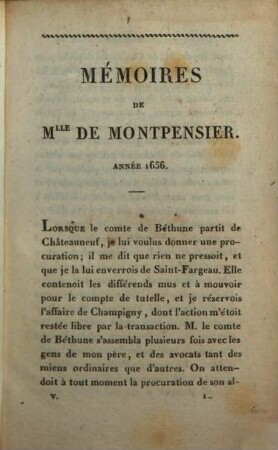 Mémoires De Mlle De Montpensier. 6