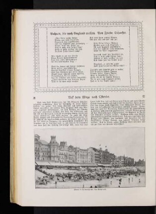 Ostende in Friedenszeiten: Am Badestrand.