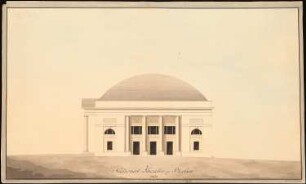 Nationaltheater, Berlin: Ansicht der Schmalseite