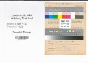 Entnazifizierung Richard Quandel , geb. 10.09.1905 (Kaufmaennischer Angestellter)
