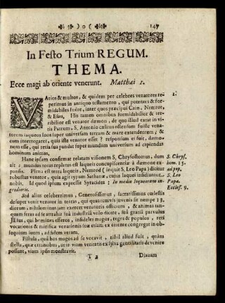 In Festo Trium Regum.