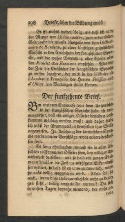 Der funfzehente Brief.