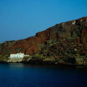 Santorin. Feinerschließung in Bearbeitung