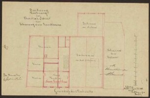 Sauer, Christian, Bauer und Doderer, Friedrich, Ochsenwirt Wiederaufbau von abgebranntem Wohnhaus und Scheune