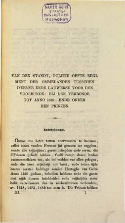 Werken van den Ommelander edelman Johan Rengers Van ten Post : uitgegeven door Mr. H. O. Feith, III