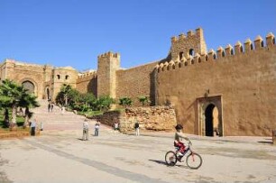Festungsanlage in Rabat : Außenansicht der ehemaligen Festung von Rabat, aufgenommen am 06.11.2008