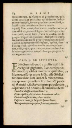 Cap. 9. De Effectis.