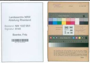 Entnazifizierung Fritz Boenke , geb. 11.07.1906 (Schlosser)
