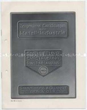 Entlüftung, Entstaubung, Dunstabsaugung
