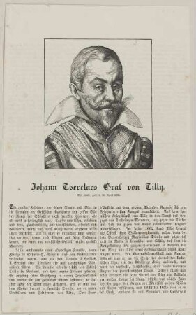 Bildnis des Grafen Johannes Tserclaes von Tilly
