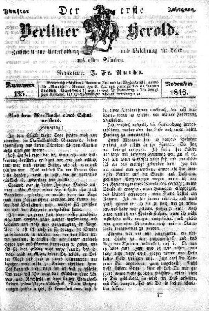 Nummer 135, November 1846