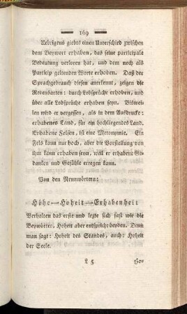 Höhe - Hoheit - Erhabenheit