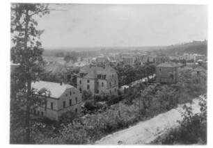 Heidenau. Stadtteilansicht