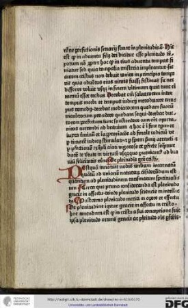 Postquam innotuit nobis verbum incarnatum quantum ad unionem naturarum considerandum est, quantum ad plenitudinem carismatum spiritualium...
