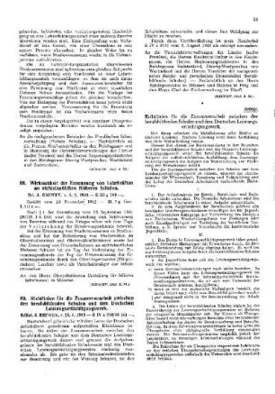 Wirksamkeit der Ernennung von Lehrkräften an nichtstaatlichen Höheren Schulen : [Erziehung] ; [Für das Reich] ; [Amtliche Erlasse] ; [Amtlicher Teil]